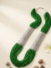Silver-Plated Tribal Beads Necklace