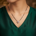 Beautiful And Charming Diamond Mangalsutra