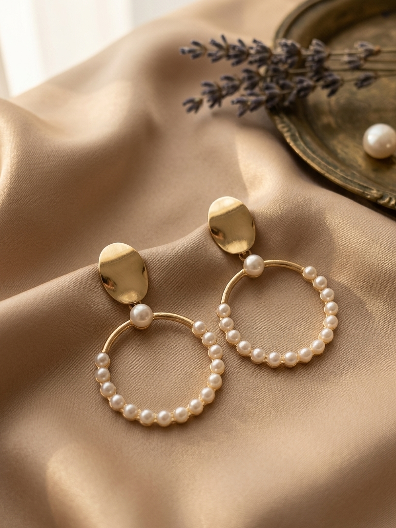 Pearl Light Weight Earrings