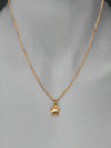 Gold Plated Dog`s Paw Pendant
