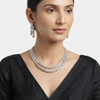 Double Layer Diamond Necklace
