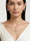 Damroo Style Rose Gold Plated Pendant Sets