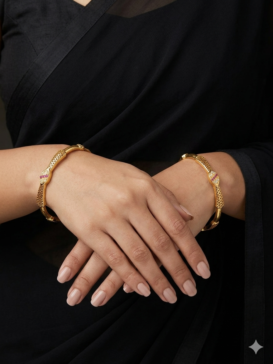 Gold Plated Stunning Bangles