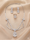 White Cubic Zirconia Stones American Diamond Set