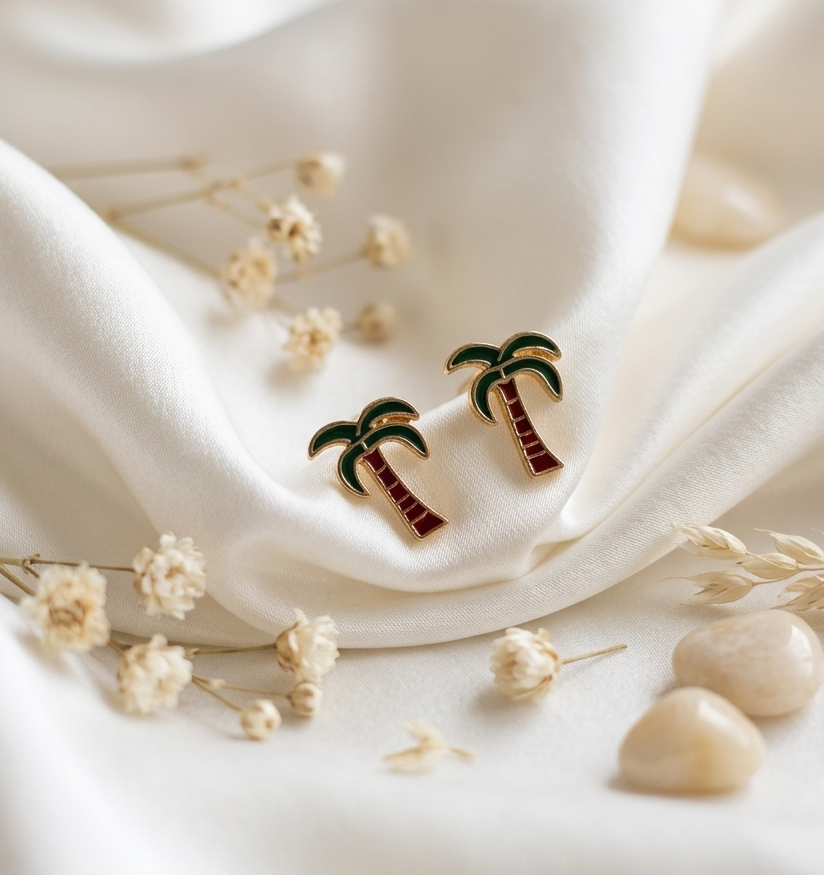 Pine Tree Stud Earrings