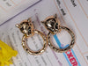 Panther Head Door Knocker Earrings