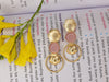 Elegant Gold Brass Earrings