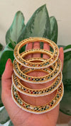 Pearl & Multi Color Bangles