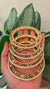 Pearl & Multi Color Bangles