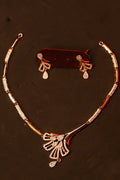 Designer CZ Stiff Necklace