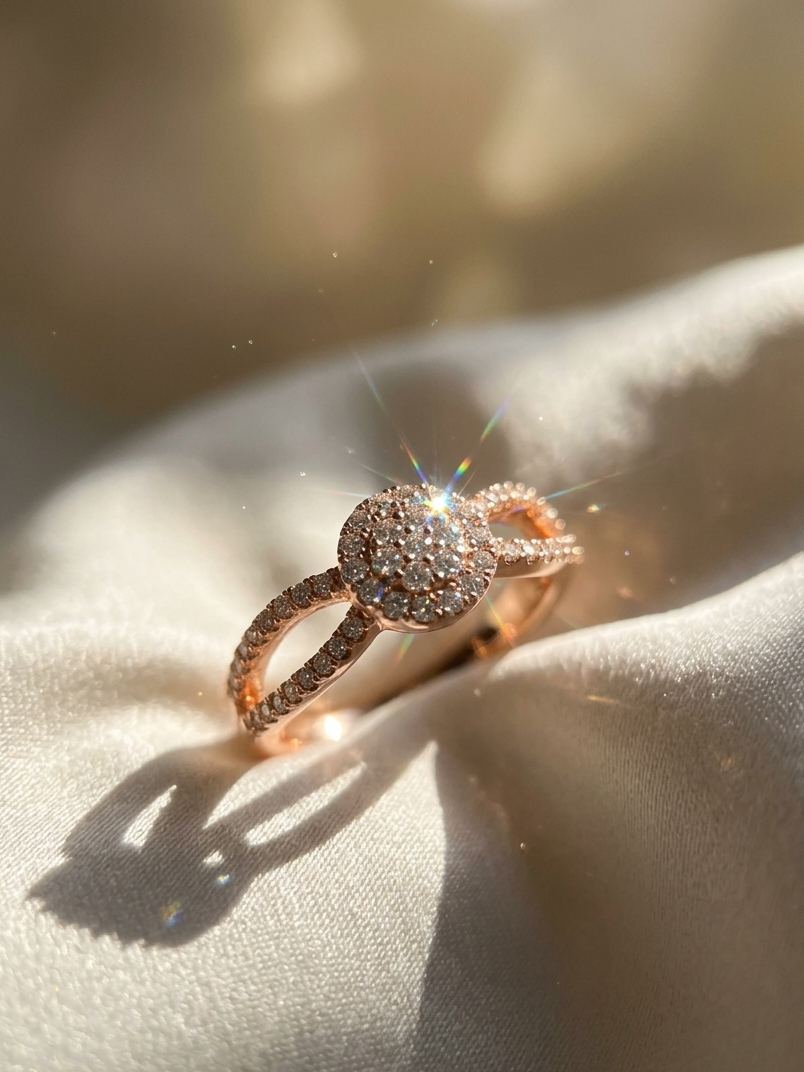 American Diamond CZ Zirconia Ring