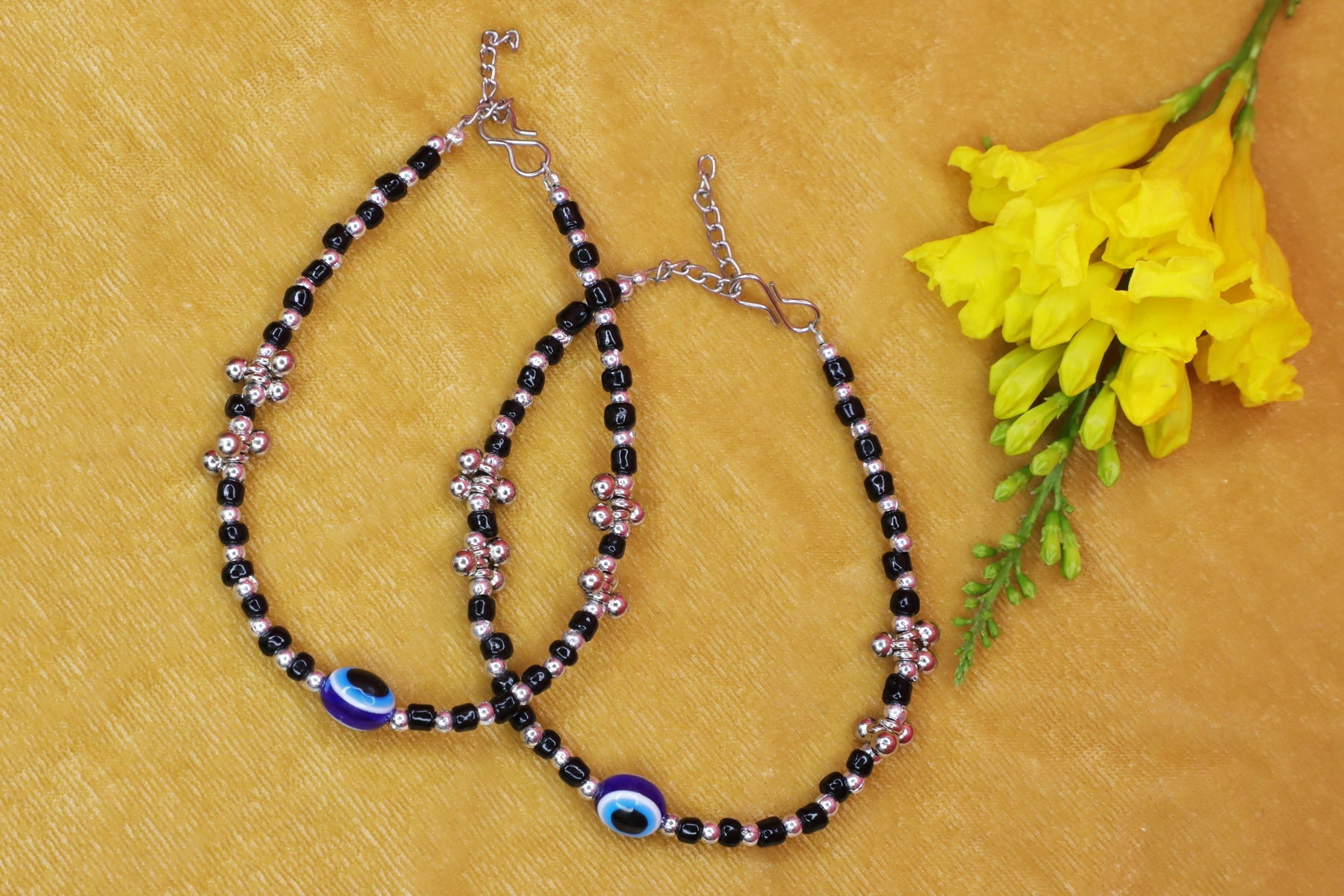 Stylish Ghungroo Evil Eye Anklet