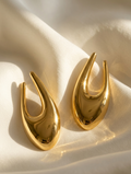 Meraki Gold Plated Earrings
