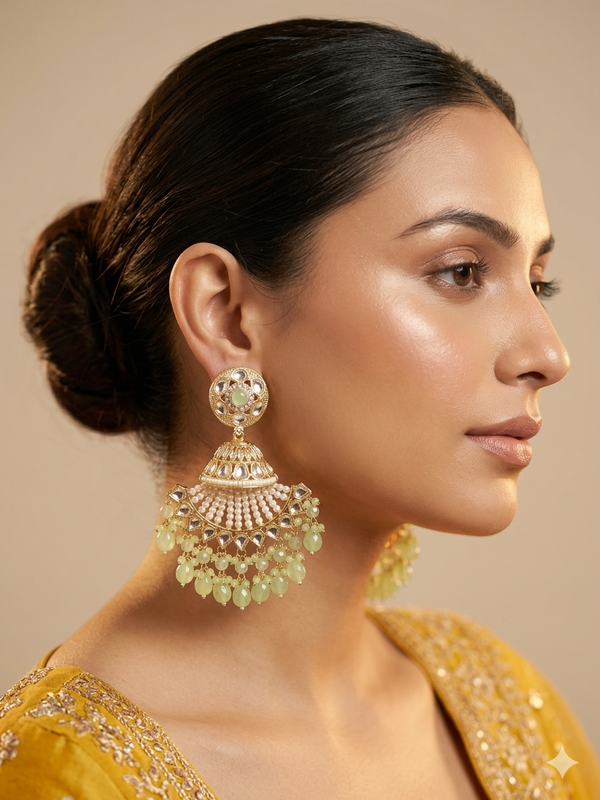 Karigari Jhumkas Style Earrings