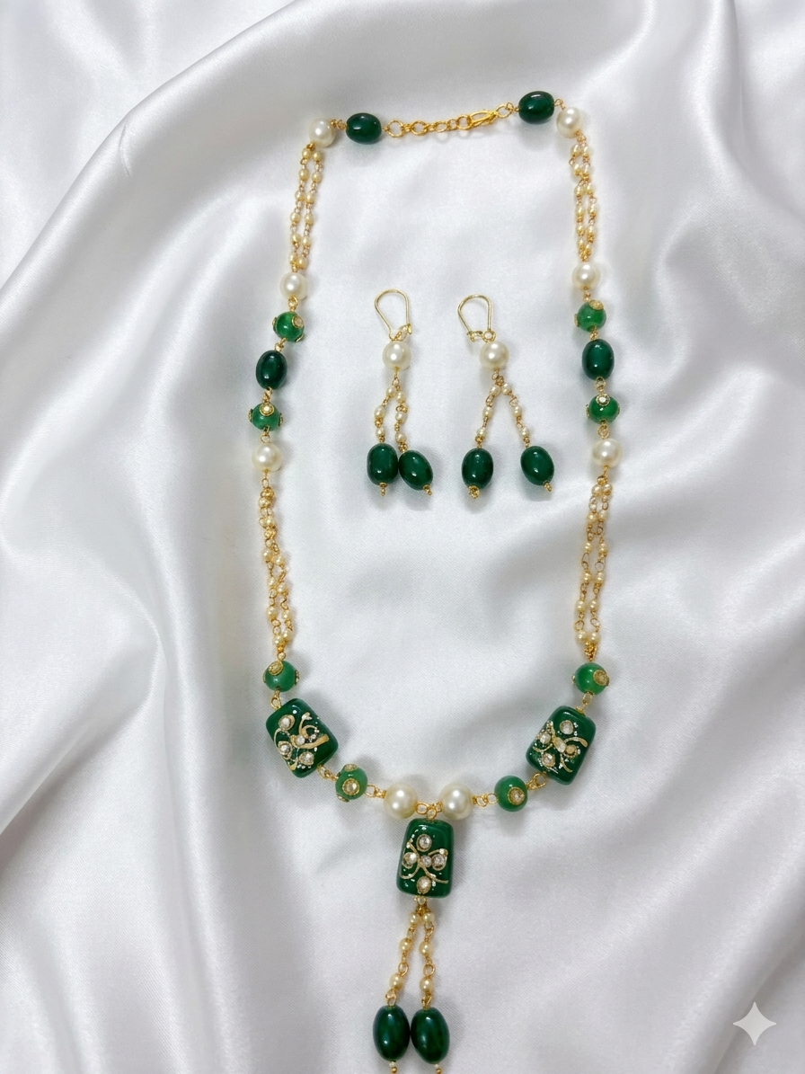 Beautiful Green Crystal Mala