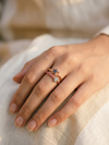 Shooting Star Gold Plated Diamond Ring