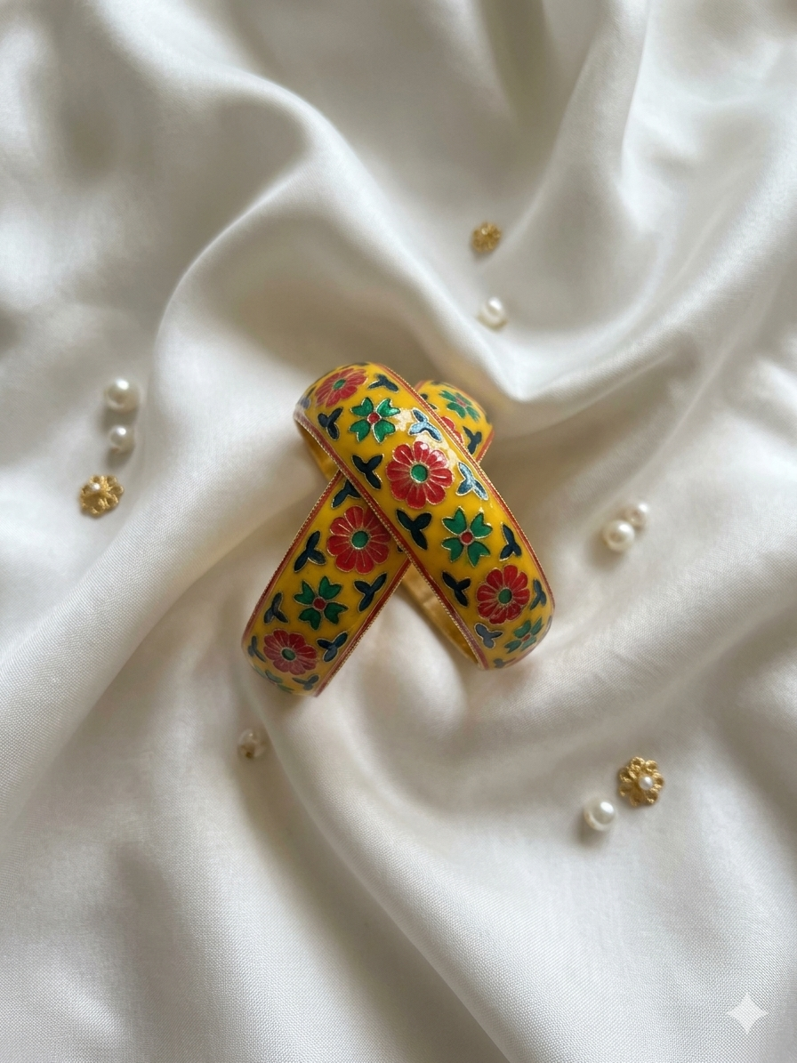 Meenakari Handpainted Bangles