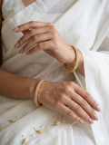 Diamond Studded Thin Bangles
