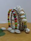 Multicolor Beads Shell Bracelet