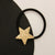 Star Shaped Gold Plated Rubber Band