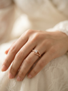 Elegant Rose Gold Diamond Ring