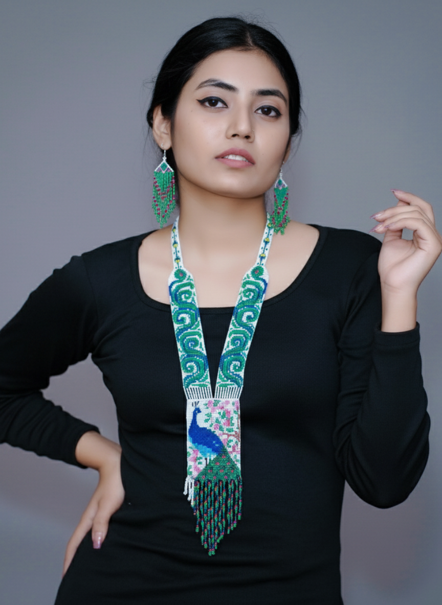 Premium Peacock Design Layered Set