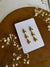 Gold Trio Layer Drop Earring