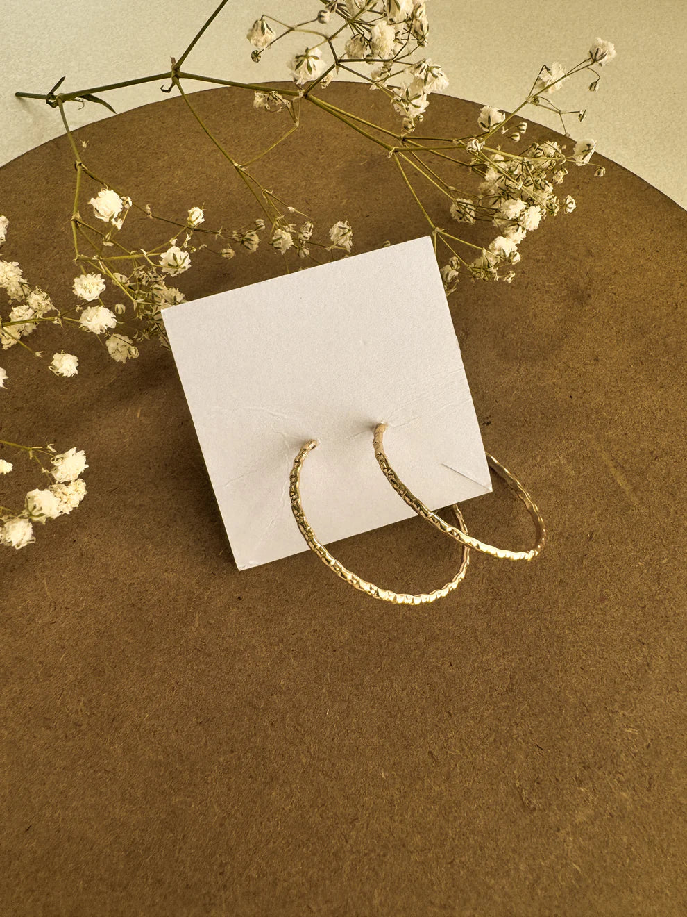 Crunchy Fashion Gold Plated Contemporary Hoop Earrings