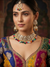 Meraki Traditional Gold-Plated Stone Choker Set