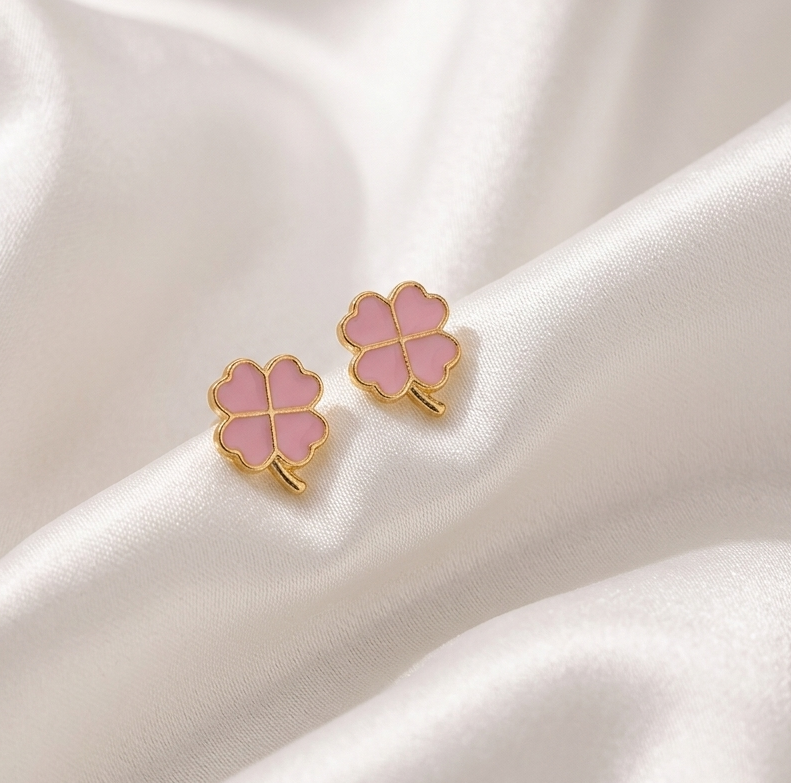 Heart Flower Beautiful Earrings