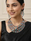 Multicolor Oxidized Choker Set