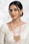Beautiful Kundan Necklace With Beads