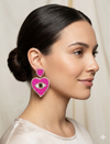 Heart Shape Handcrafted Earring