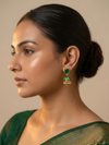 Traditional Meenakari Kundan Jhumka