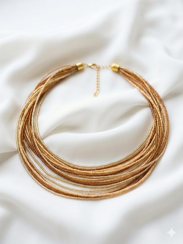 Elegant Beaded Neckpiece