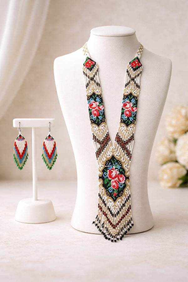 Beaded Handmade Beautiful Necklace