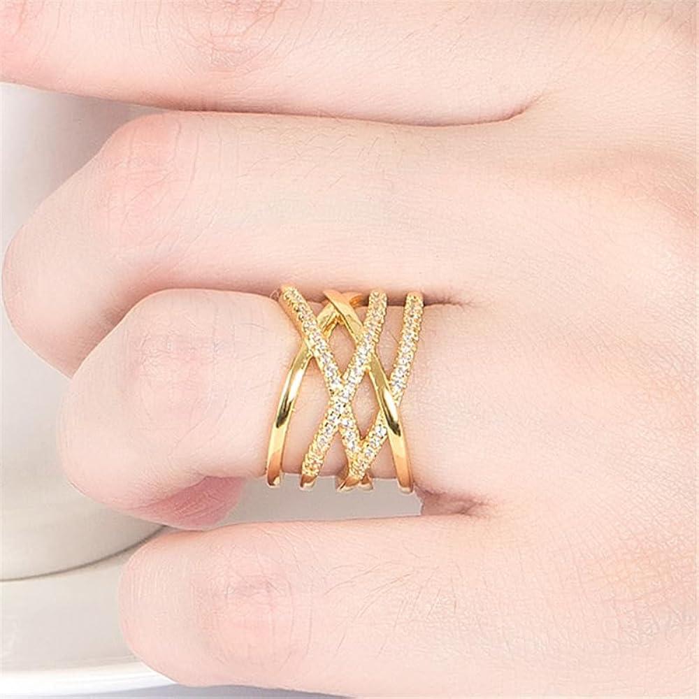 Elegance Messy Diamond Ring