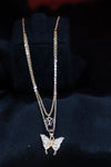 Double Butterfly Pendant