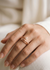 Flower Rose Gold Diamond Ring
