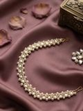 Gold Finish Kundan Mathapatti