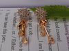 Elegant Flower Shape Daimond Earrings