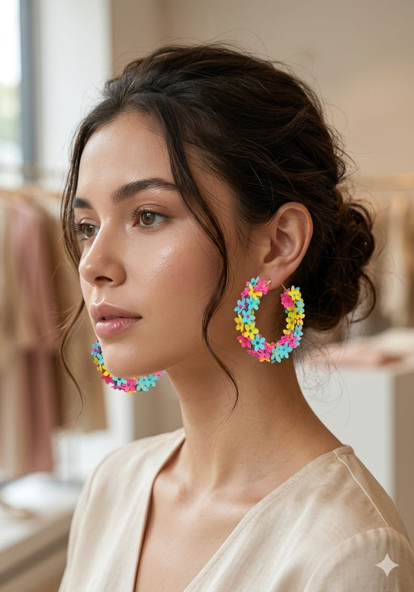Buy Multicoloured Earrings for Women