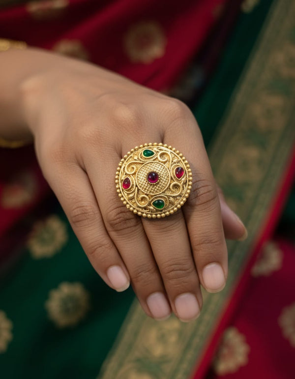 Gold Plated Traditional Ring