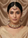 Meraki Traditional Gold-Plated Stone Choker Set