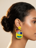 Cocktail Beaded Handmade Earrings