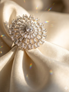 American Diamond Floral Design Ring