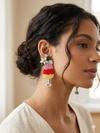 Tropical Drink Beaded Earrings