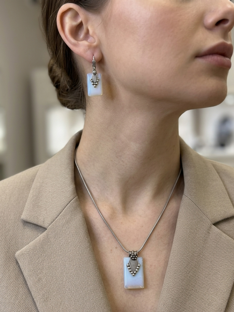 Triangle Shaped Resin Pendant Set (Copy)