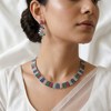 American Diamond Multicolor Choker