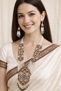 Meraki Trends Multicolor Ukrainian Beaded Long Set